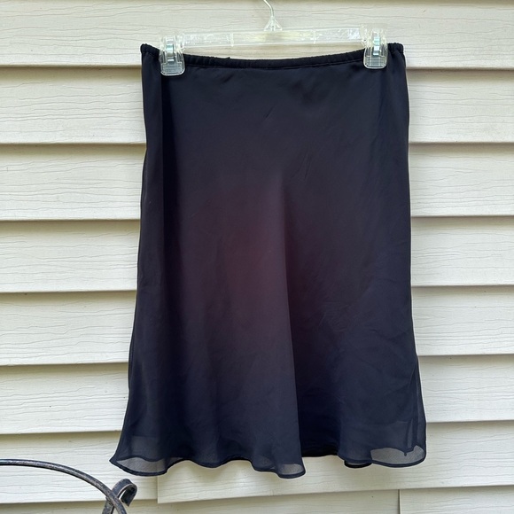 Express Black A-Line Knee-Length Skirt - Picture 2 of 6